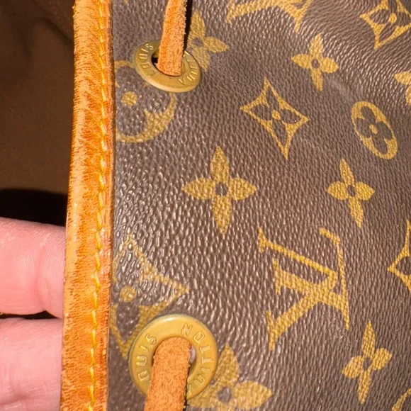 Louis Vuitton Noé Monogram Bucket Bag Vintage Authentic Made in France - Picture 13 of 16